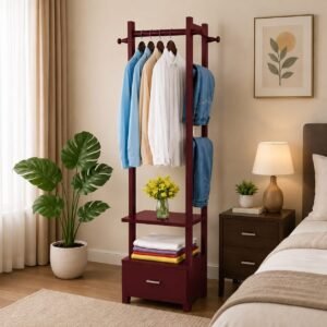 Wooden Multi-Layer Cloth Stand